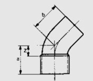 Conex Łuk CU 45° 15mm 5040 015000000 2