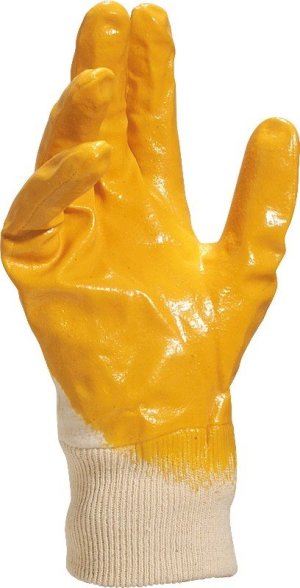 Delta Plus Rękawice NIO15 niktryl 10 biało-żółte NI01510 1