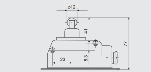 Promet Łącznik miniaturowy LM-10 z napędem popychowym 6A IP56 - W0-59-251082 4