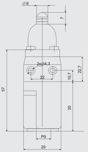 Promet Łącznik miniaturowy 83400S - W0-59-651201 2