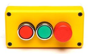 Promet Kaseta sterownicza 3 przyciski 1NO 1NC żółto-szara T0-P3EC1A2B-E30 1