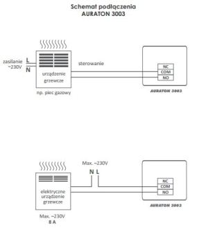 Lars Regulator temperatury Auraton 3003 dobowy (30030000) 2