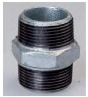 Opal Nypel wkrętny równoprzelotowy N8 5/4" ocynk 828007 1