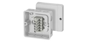 Hensel Puszka odgałęźna z zaciskami 88x47x88 5x2,5qmm IP55 DE9325Z 2