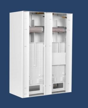 Karwasz Rozdzielnica dwulicznikowa plombowana 3F IP30 biała RU-2L-P 3