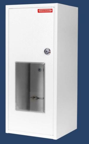 Karwasz Rozdzielnica uniwersalna plombowana z zamkiem IP30 biała RU-1-P Z/O 4