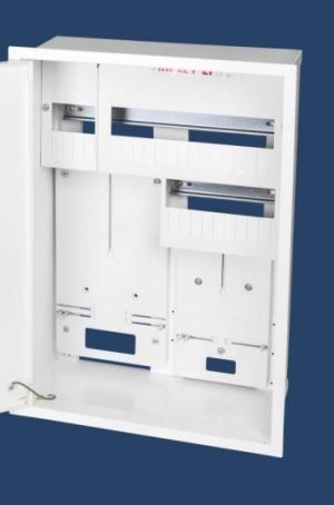 Karwasz Rozdzielnica wnękowa dwulicznikowa plombowana biała (RW-2L-P-27) 2