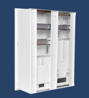 Karwasz Rozdzielnica wnękowa dwulicznikowa plombowana biała (RW-2L-P-27) 3