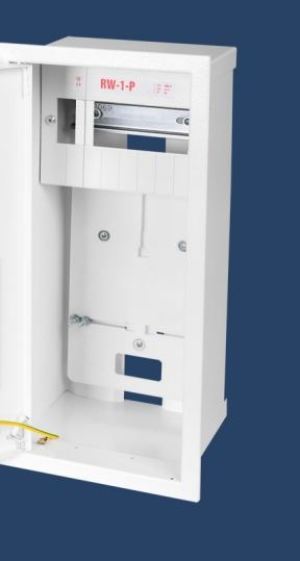 Karwasz Rozdzielnica wnękowa plombowana 1F biała (RW-1-P) 2
