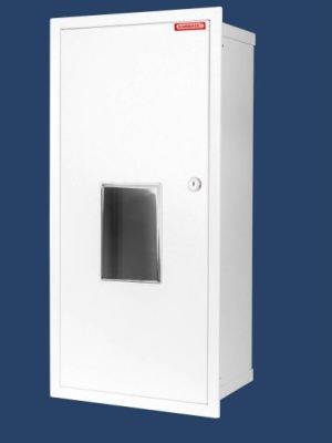 Karwasz Rozdzielnica wnękowa z zamkiem 3F biała RW-3 Z/O 2