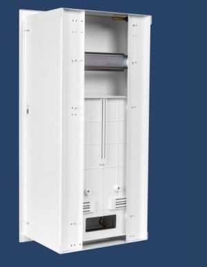 Karwasz Rozdzielnica wnękowa z zamkiem 3F biała RW-3 Z/O 3