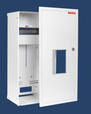 Karwasz Rozdzielnica wnękowa z zamkiem 3F biała RW-3 Z/O 5