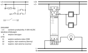 F&F Przekaźnik bistabilny BIS-411i 24V włącz- wyłącz 3