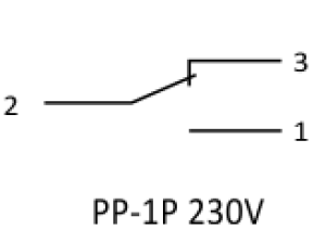 F&F Przekaźnik elektromagnetyczny 1P 16A P/T - PP-1P 230V 2