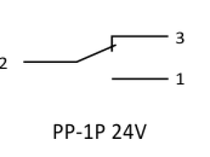 F&F Przekaźnik elektromagnetyczny 1P 16A P/T - PP-1P 24V 2