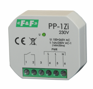 F&F Przekaźnik elektromagnetyczny 1Z 16A P/T - PP-1ZI 230V 1