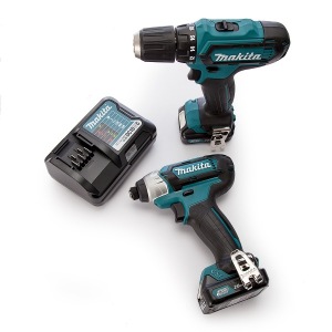 Zestaw elektronarzędzi Makita Zestaw akumulatorowy 10.8V DF331D i TD110D (CLX201X) 4