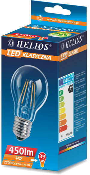 Helios Lampa klasyczna LED FILAMENT 6W E27 - LED-2764 2