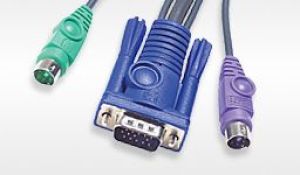 Przełącznik Aten ATEN KVM 2/1CS-62S PS/ 2 z kablami mini (CS-62S) - SEWATEPRM0092 2