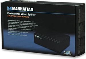 Manhattan splitter video VGA 1/2 350 MHz Pro czarny (207331) 3
