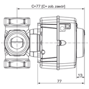 ESBE Sterownik CRS131 230V 6Nm - 12723100 3