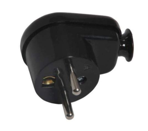 Opal Wtyczka kątowa rozbieralna WT-16 2P+Z 16A czarna 2