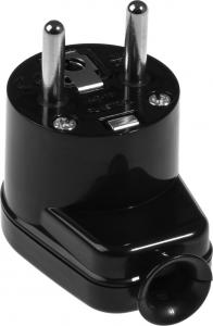 Opal Wtyczka kątowa rozbieralna WT-16 2P+Z 16A czarna 4