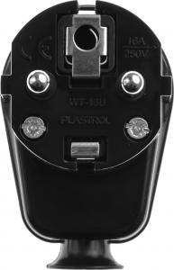 Opal Wtyczka kątowa rozbieralna WT-16 2P+Z 16A czarna 7