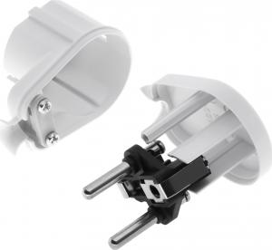 Opal Wtyczka kątowa rozbieralna WT-16U 2P+Z 16A biała 6