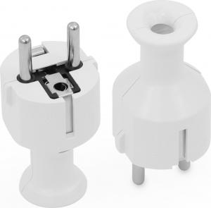 Opal Wtyczka prosta rozbieralna WT-40 2P+Z 16A biała 2