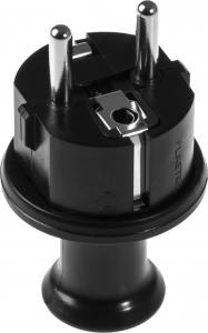 Opal Wtyczka prosta rozbieralna WT-40H 16A IP44 czarna 3