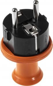 Opal Wtyczka prosta rozbieralna WT-40H 16A IP44 pomarańczowa 3