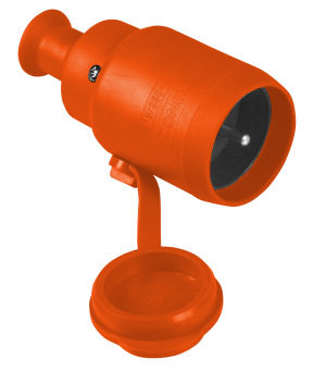 Opal Gniazdo GN-H2 + wtyczka WT-40H IP44 pomarańczowe 2