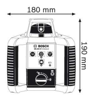 Bosch Niwelator laserowy GRL 300 HV czerwony 300 m 2