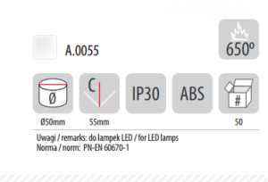 Pawbol Puszka PK-50, podtynkowa, bez wkrętów do instalacji małych elementów, biała A.0055 2