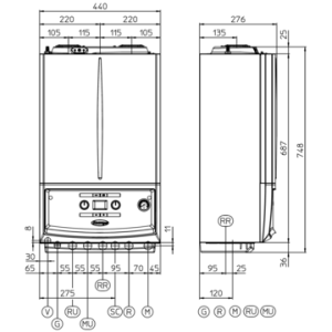 Piec gazowy Immergas Victrix 12 X TT 2 ERP 12 kW (3.025638) 3