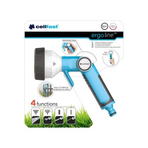 Cellfast Zraszacz pistoletowy 4-funkcyjny Ergo (53-340) 2