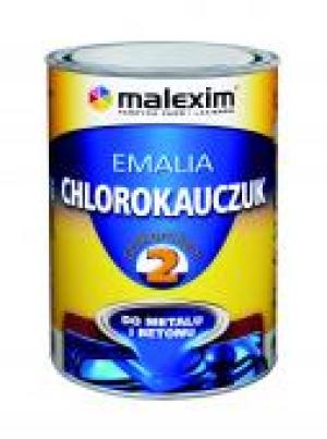 MALEXIM Emalia chlorokauczukowa POLKORCHEM NR 2 czarna 5L 1