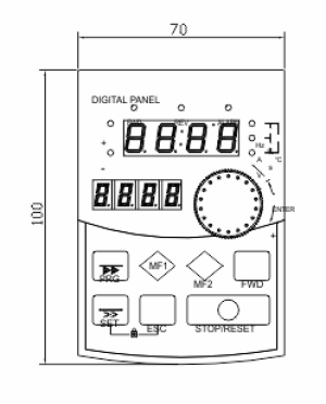F&F Falownik trójfazowy 3x400V 2,2kW - FA-3H022 3