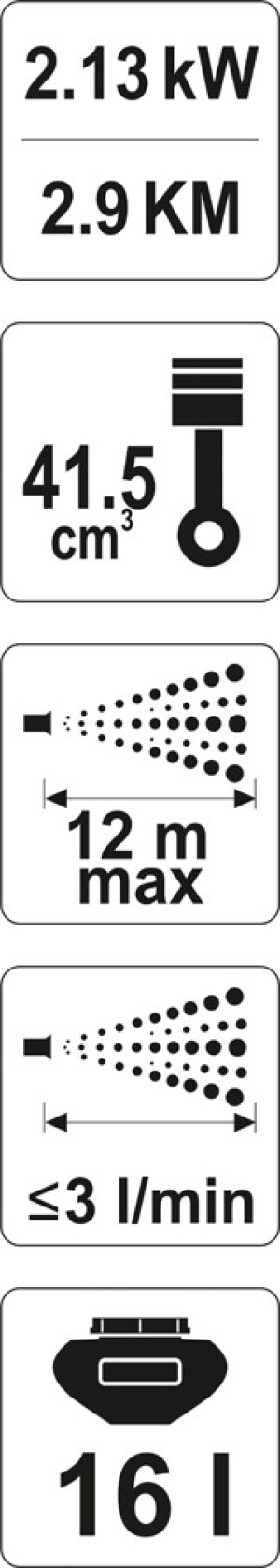 Yato Opryskiwacz spalinowy plecakowy 16L 2,9KM (YT-85140) 8