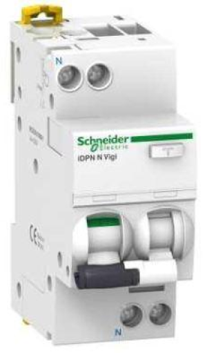 Schneider Wyłącznik różnicowo-prądowy z członek nadprądowym 20A 30mA typ AC 1-polowy +N - A9D31620 1