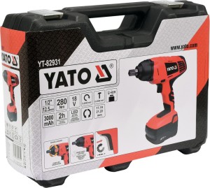 Klucz udarowy Yato Klucz udarowy akumulatorowy 18V 280Nm z nasadkami (YT-82931) 4