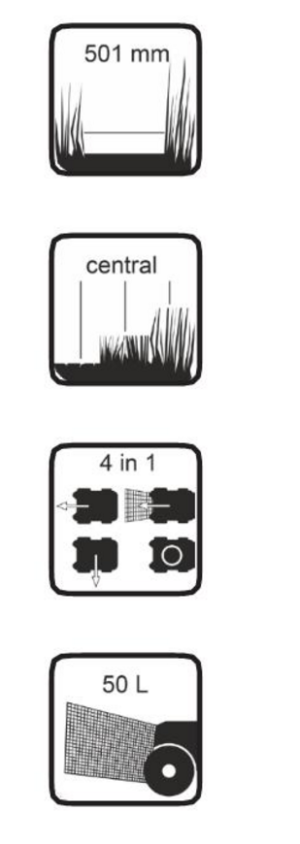 Kosiarka spalinowa NAC Kosiarka spalinowa z napędem 4,75KM 50cm (LS50-475-HS) 2