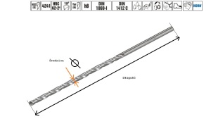 Wiertło Art-Pol do metalu HSS walcowe 3mm  (53330) 2