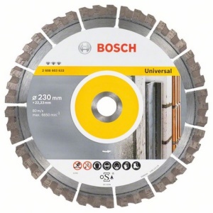 Bosch Tarcza tnąca diamentowa Best for Universal 230 x 22mm - 2608603633 1