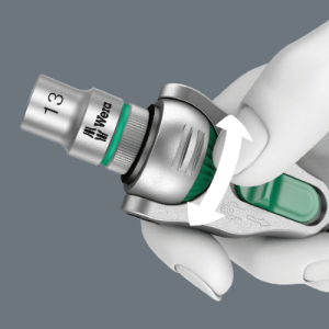 Wera Grzechotka z obrotową głowicą 1/4" 152mm (05003500001) 3
