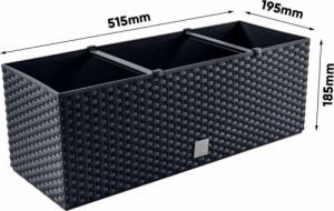 Prosperplast DONICZKA RATO CASE 500mm - ANTRACYT PDRTC500-S433 - DRTC500-S433 2