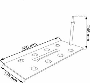 Prosperplast DONICZKA RATO CASE 500mm - ANTRACYT PDRTC500-S433 - DRTC500-S433 8