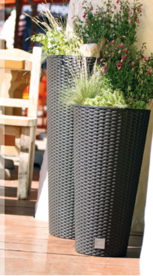 Prosperplast Doniczka RATO TUBUS 200mm biała - DRTUS200-S449 2