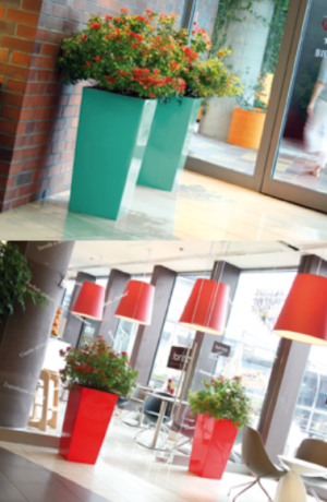 Prosperplast Doniczka URBI SQUARE 140mm biała - DURS140-S449 4